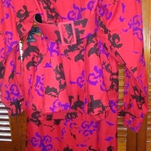 Joanie Char 2 pc fitted skirt & top